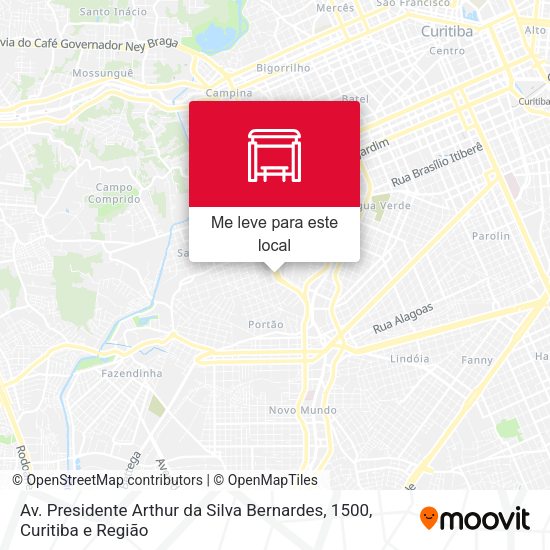Av. Presidente Arthur da Silva Bernardes, 1500 mapa