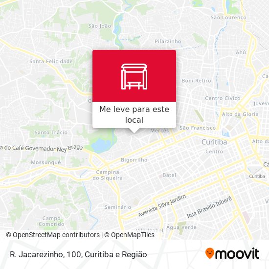 R. Jacarezinho, 100 mapa