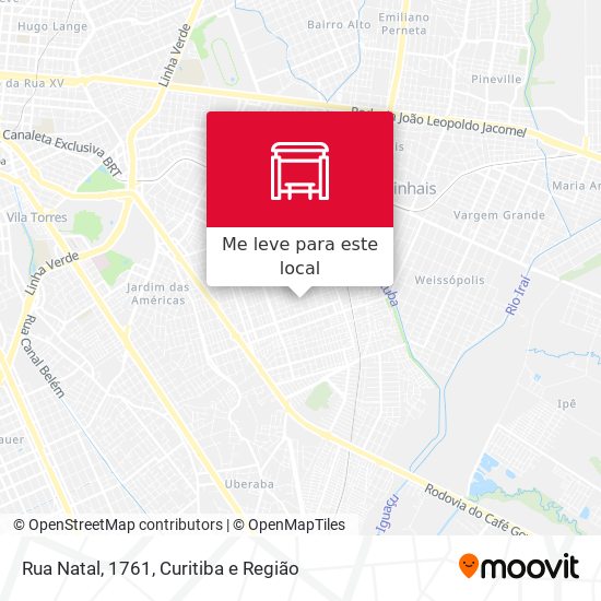 Rua Natal, 1761 mapa