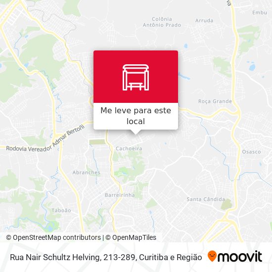 Rua Nair Schultz Helving, 213-289 mapa