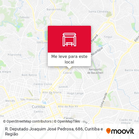 R. Deputado Joaquim José Pedrosa, 686 mapa
