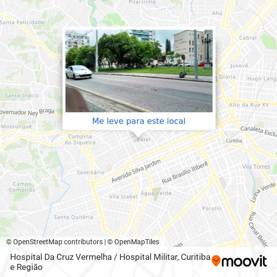 Hospital Da Cruz Vermelha / Hospital Militar mapa