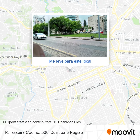 R. Teixeira Coelho, 500 mapa