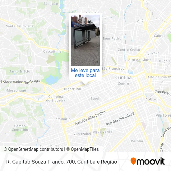 R. Capitão Souza Franco, 700 mapa