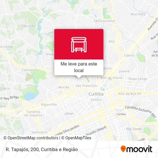 R. Tapajós, 200 mapa