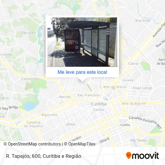 R. Tapajós, 600 mapa