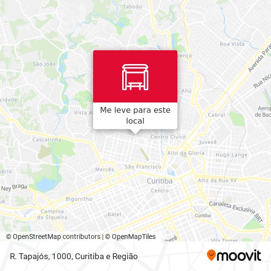 R. Tapajós, 1000 mapa