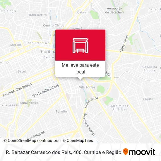 R. Baltazar Carrasco dos Reis, 406 mapa