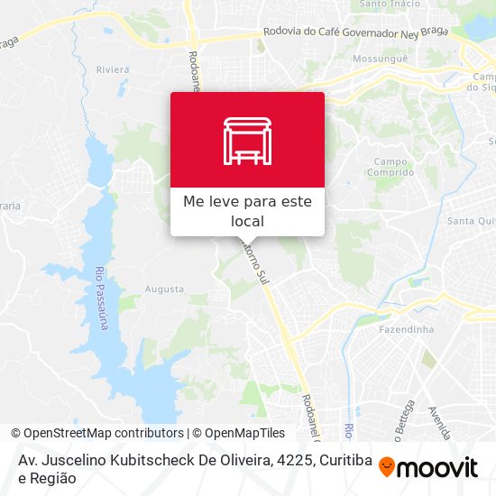 Av. Juscelino Kubitscheck De Oliveira, 4225 mapa