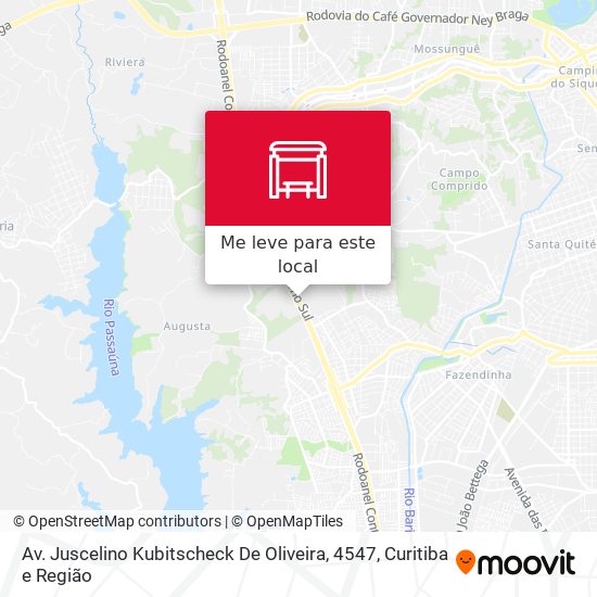 Av. Juscelino Kubitscheck De Oliveira, 4547 mapa