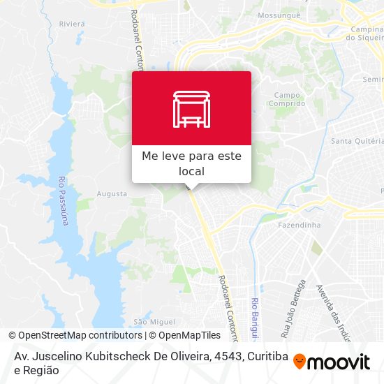 Av. Juscelino Kubitscheck De Oliveira, 4543 mapa