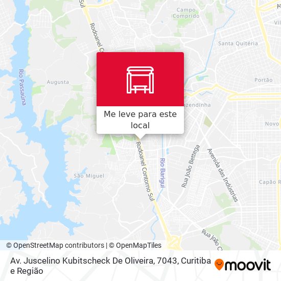 Av. Juscelino Kubitscheck De Oliveira, 7043 mapa