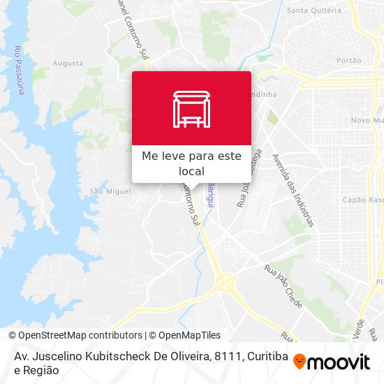 Av. Juscelino Kubitscheck De Oliveira, 8111 mapa