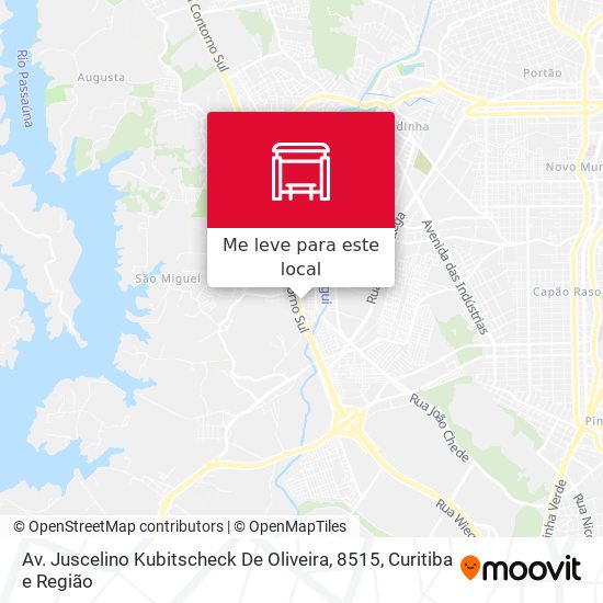 Av. Juscelino Kubitscheck De Oliveira, 8515 mapa