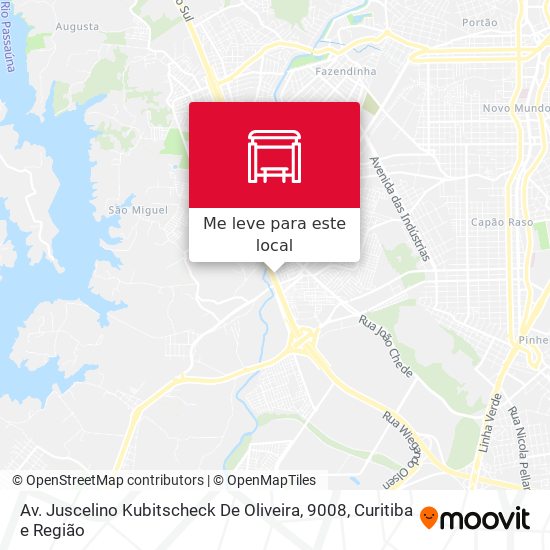 Av. Juscelino Kubitscheck De Oliveira, 9008 mapa