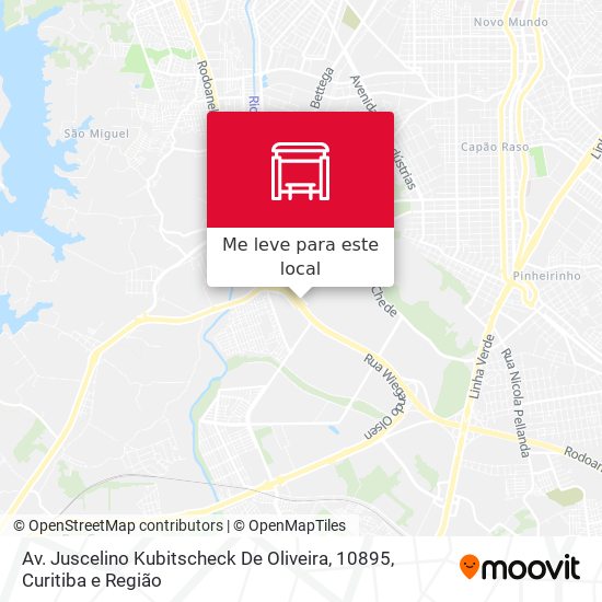 Av. Juscelino Kubitscheck De Oliveira, 10895 mapa