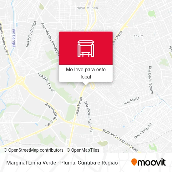 Marginal Linha Verde - Pluma mapa