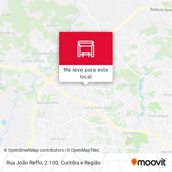 Rua João Reffo, 2-100 mapa