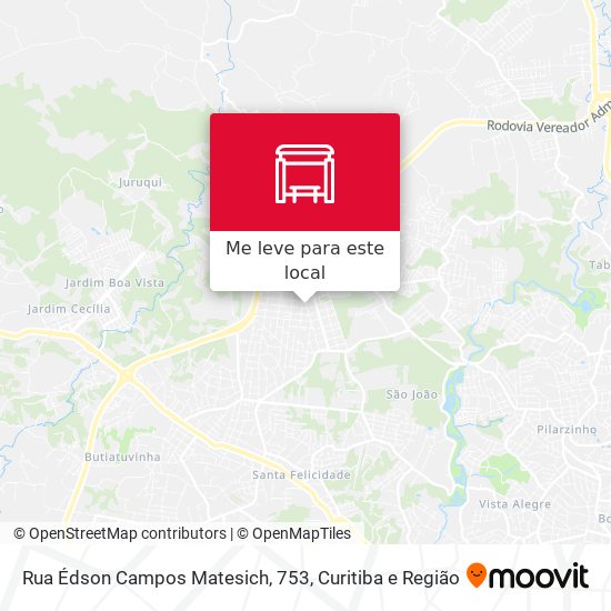 Rua Édson Campos Matesich, 753 mapa