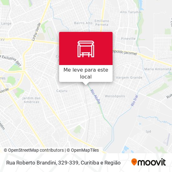 Rua Roberto Brandini, 329-339 mapa