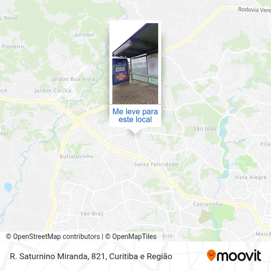 R. Saturnino Miranda, 821 mapa