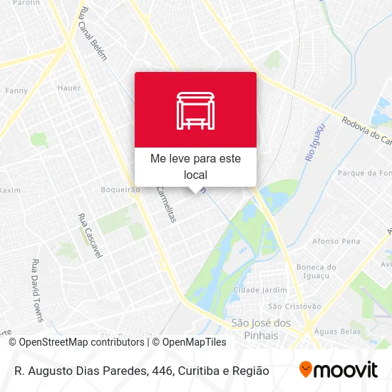 R. Augusto Dias Paredes, 446 mapa