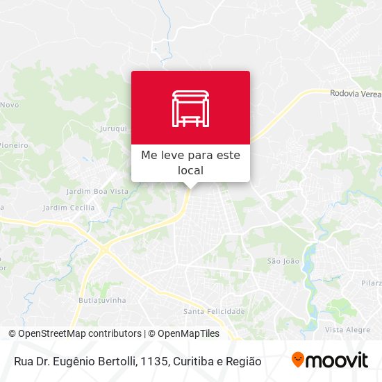 Rua Dr. Eugênio Bertolli, 1135 mapa