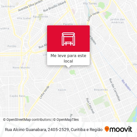Rua Alcino Guanabara, 2405-2529 mapa