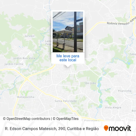 R. Edson Campos Matesich, 390 mapa