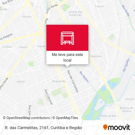 R. das Carmelitas, 2161 mapa