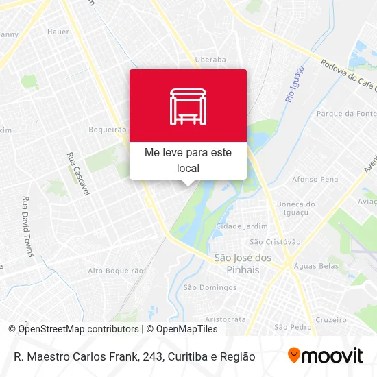 R. Maestro Carlos Frank, 243 mapa