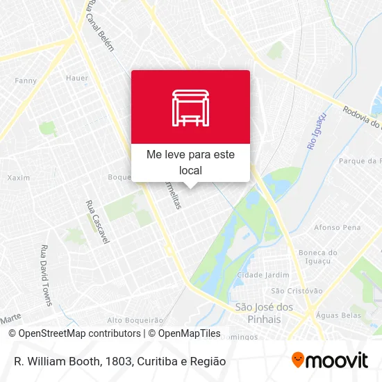 R. William Booth, 1803 mapa