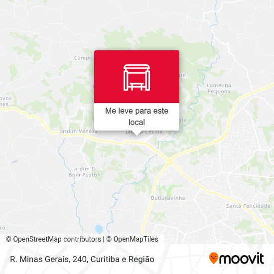 R. Minas Gerais, 240 mapa