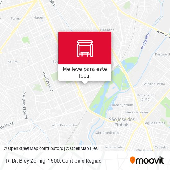 R. Dr. Bley Zornig, 1500 mapa