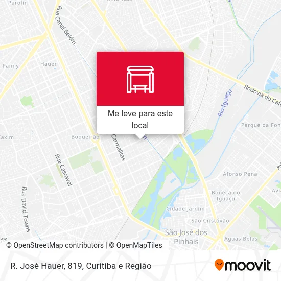R. José Hauer, 819 mapa
