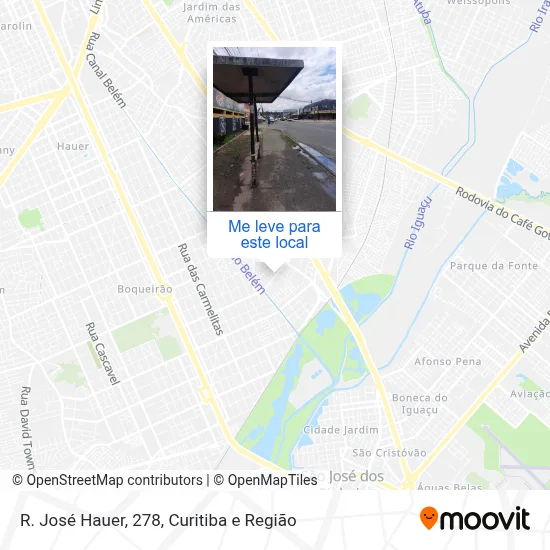 R. José Hauer, 278 mapa