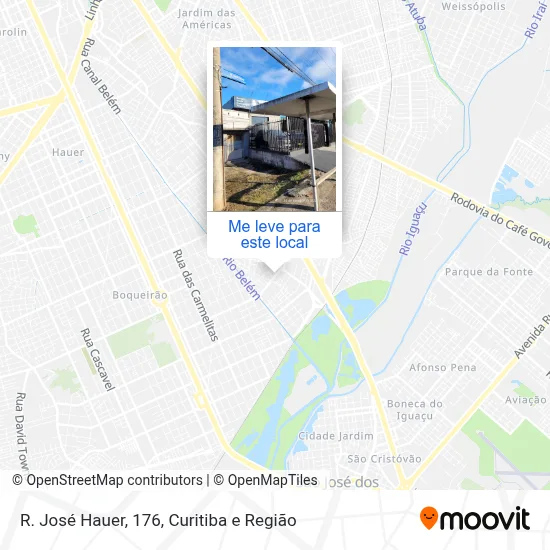 R. José Hauer, 176 mapa