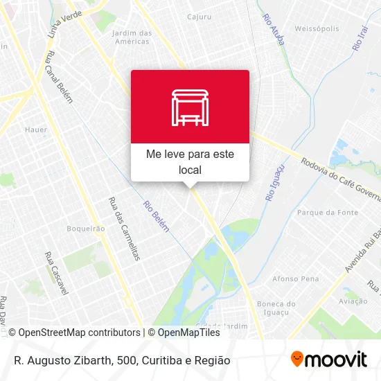 R. Augusto Zibarth, 500 mapa