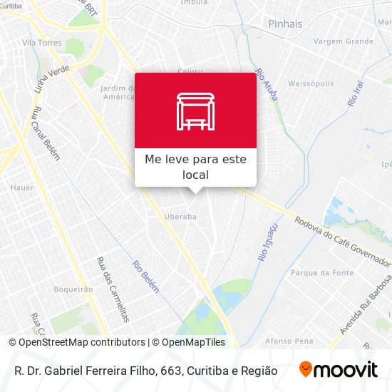 R. Dr. Gabriel Ferreira Filho, 663 mapa