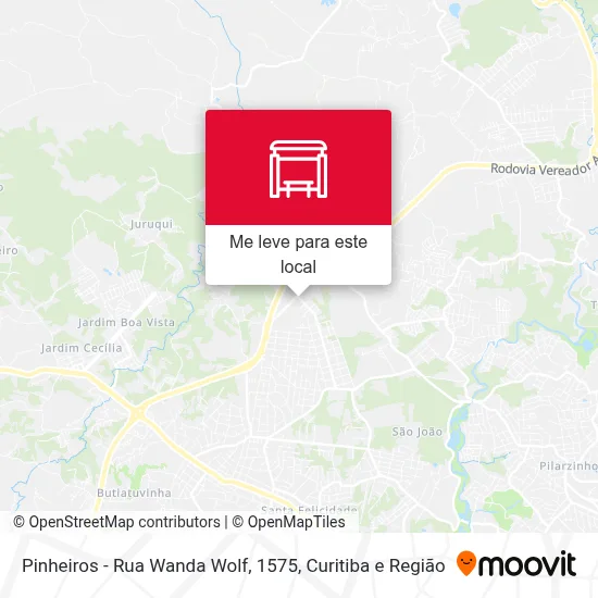 Pinheiros - Rua Wanda Wolf, 1575 mapa