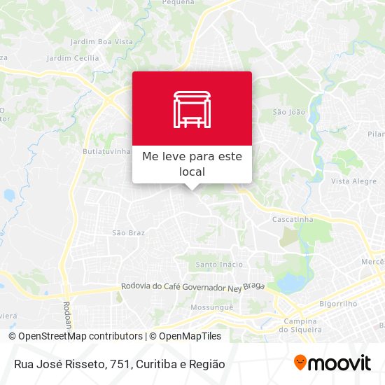 Rua José Risseto, 751 mapa