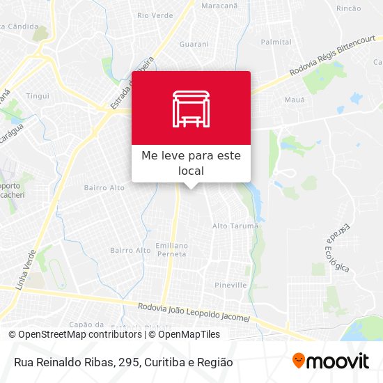 Rua Reinaldo Ribas, 295 mapa
