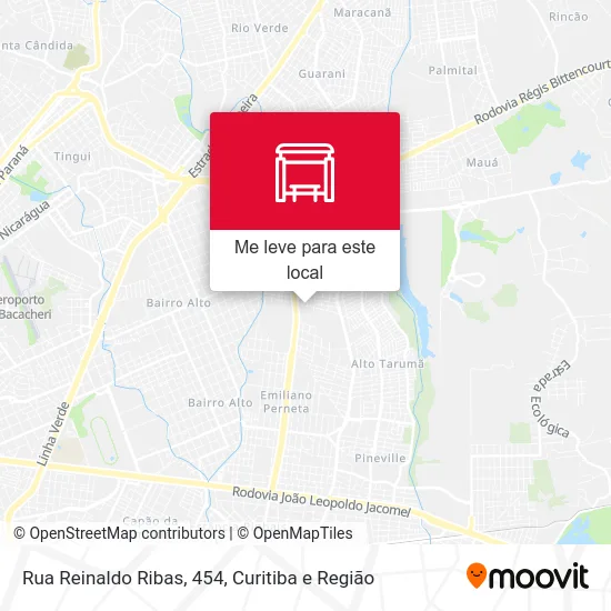 Rua Reinaldo Ribas, 454 mapa