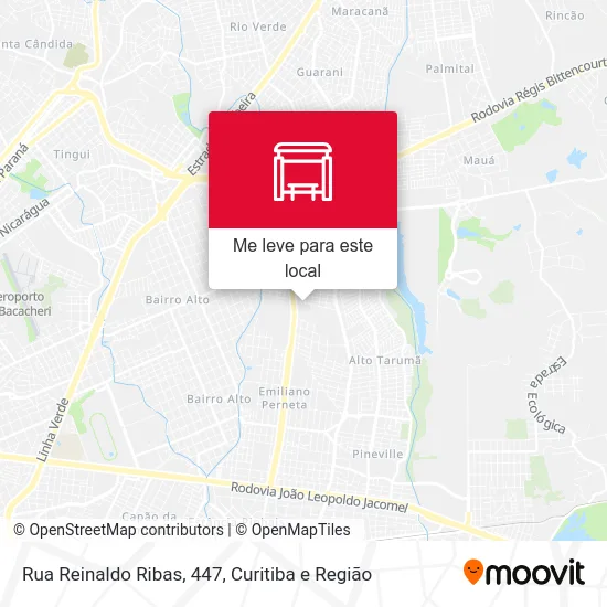 Rua Reinaldo Ribas, 447 mapa