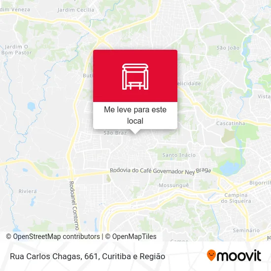 Rua Carlos Chagas, 661 mapa