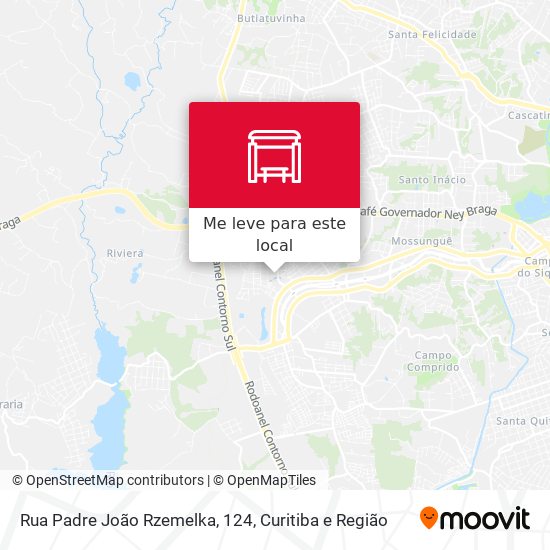 Rua Padre João Rzemelka, 124 mapa