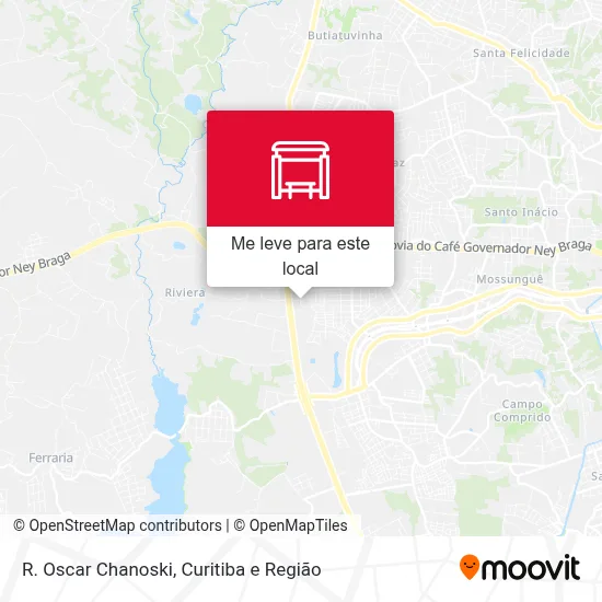 R. Oscar Chanoski mapa