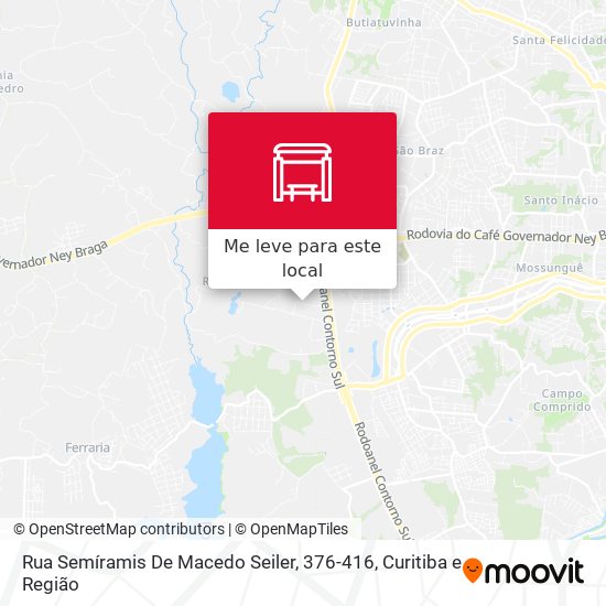 Rua Semíramis De Macedo Seiler, 376-416 mapa