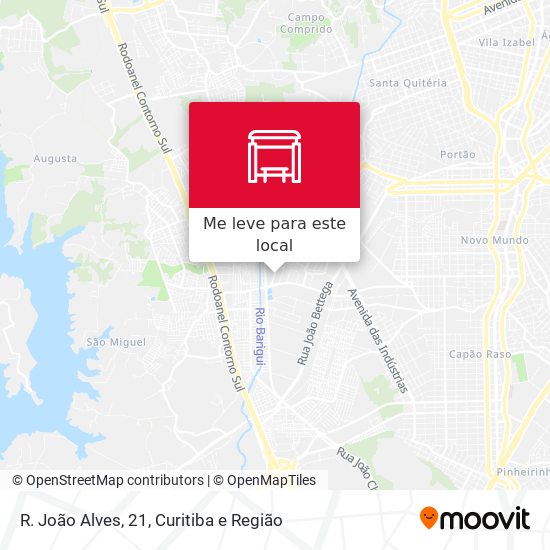 R. João Alves, 21 mapa