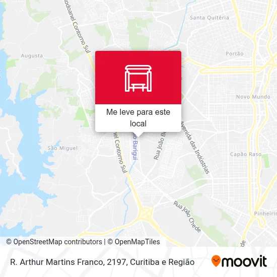R. Arthur Martins Franco, 2197 mapa